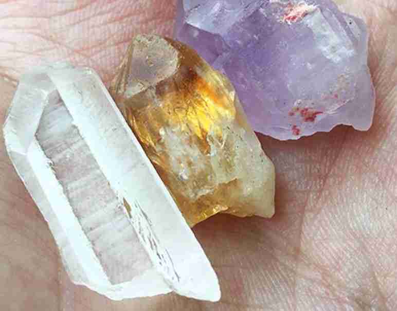 Psychic Protection Crystals together