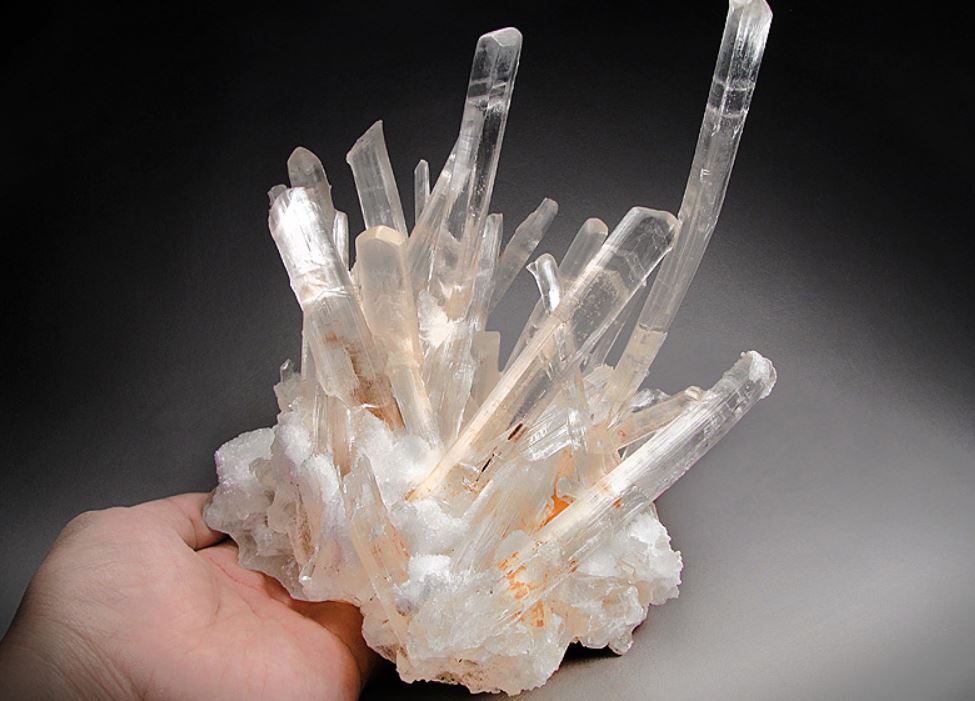 selenite raw Crystals for Abdominal Pain