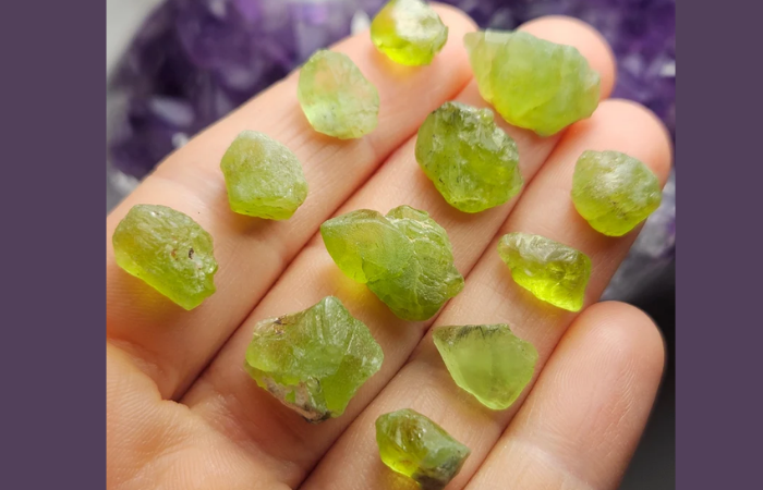 Peridot crystals for virgos crystals for glaucoma