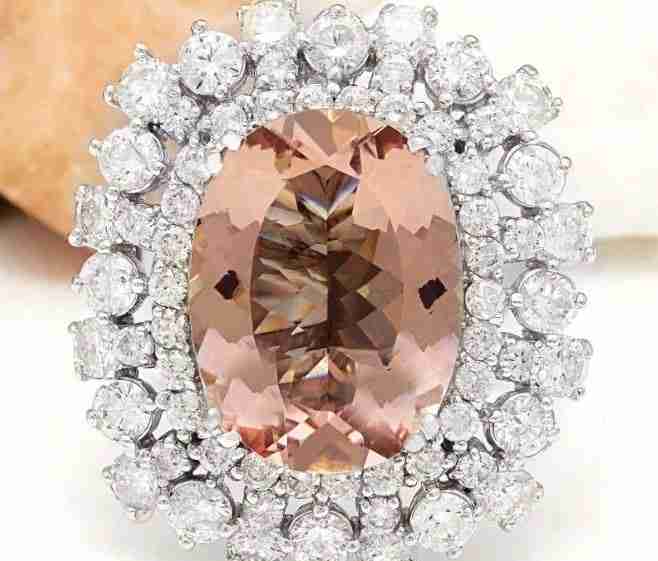 morganite natural stone