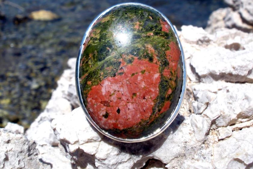 Unakite Natural Stone