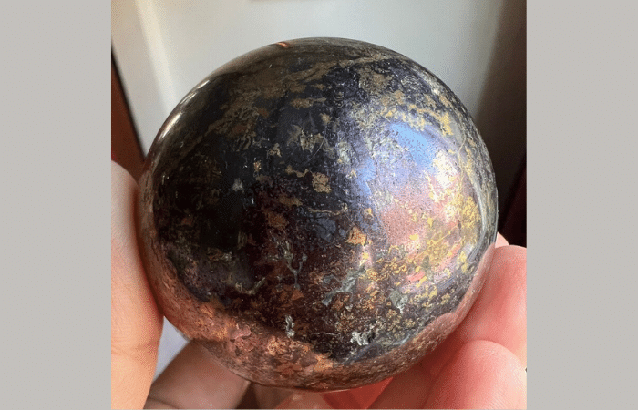 Purple Covellite Sphere